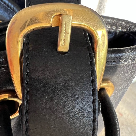 Ferragamo Lambskin Bucket Bag - Picture 8 of 9